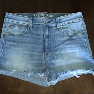 American Eagle Hi Rise Shorties Shorts Size 12